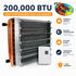 Dragon Breath Unit Heater 200,000 BTU with Digital Inline Thermostat