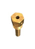 Brass Drywell 1/2" NPT Thread 3" overall