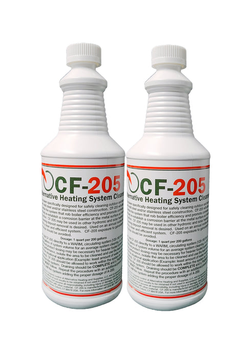 CF205 2-Pack System Cleaner & Flush for Outdoor Wood Boilers