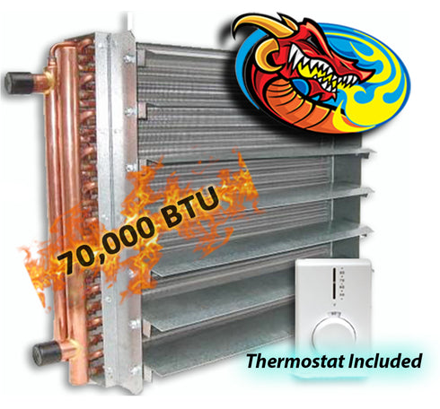 Dragon Breath Unit Heater 70,000 BTU with Inline Thermostat