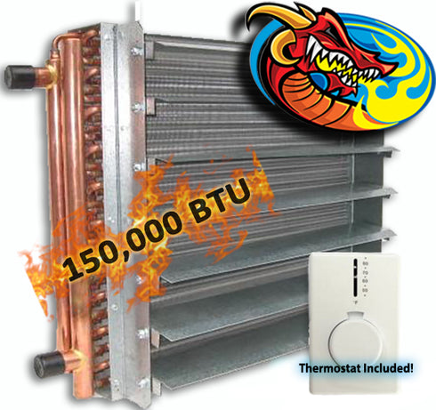 Dragon Breath Unit Heater 150,000 BTU with Inline Thermostat