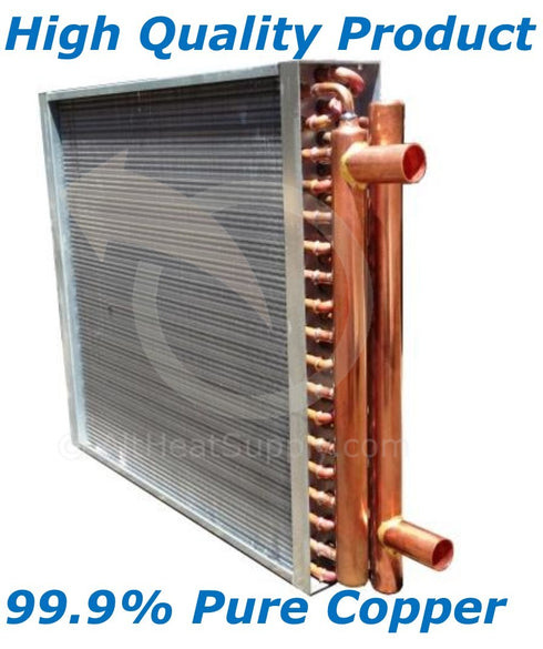 20" x 20" Water to Air Heat Exchanger 160,000 BTU