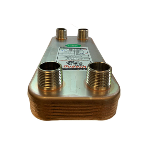 10 Brazed Plate 5x12 Heat Exchanger 20,000 BTU