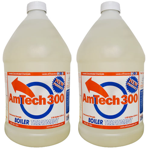 AmTech300 2 Pack Boiler Treatment Rust Inhibitor for Outdoor Wood Boilers
