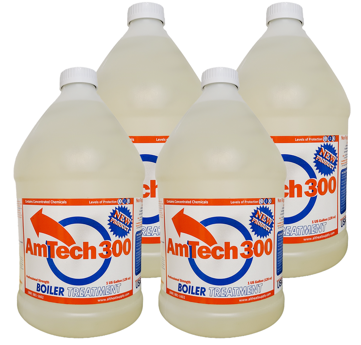 AmTech300 Boiler Treatment Professional Strength (Rust Inhibitor For Alternative Heating