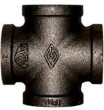 1 1/4" Black Iron Cross