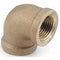 1" FPT Brass 90 Degree Elbow