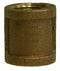 1" FPT Brass Coupling