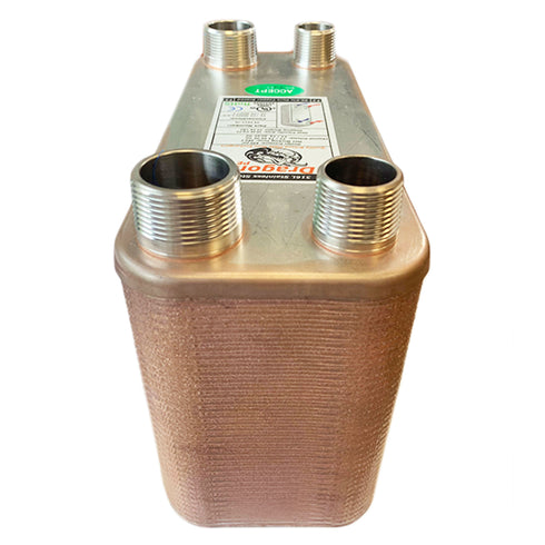 70 Brazed Plate 5"x12" Heat Exchanger 175,000 BTU