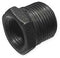 1 1/4" x 1/2" Black Bushing