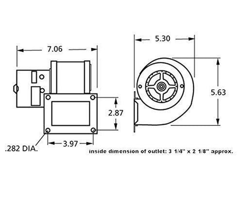 NBK Blower Replaces Fasco Blower A166