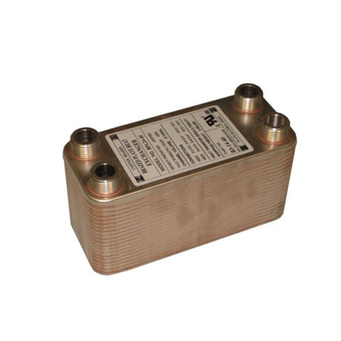 20 Brazed Plate 3"x8" Heat Exchanger 12,000 BTU