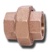 1" FPT Brass Unions