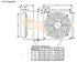 Exhaust Fan 12" Dia 735 CFM 115V