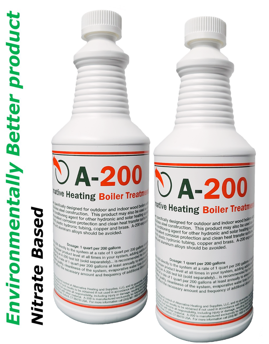 Outdoor Boiler Water Treatment with Rust Inhibitor A200, Treats 400 Ga